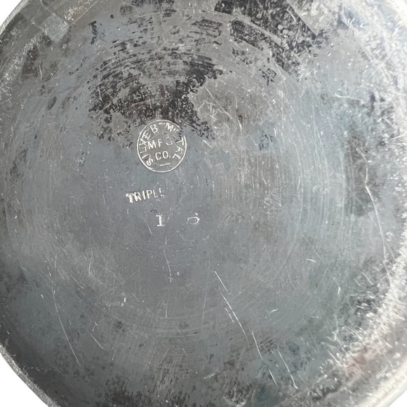 Antique Silver Metal MFG Co Silver Plate Dome Butter Warmer - Picture 11 of 11